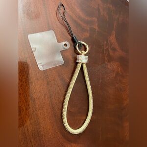 NWOT Mobile Phone Lanyard Wrist Chain Luxury Rhinestone